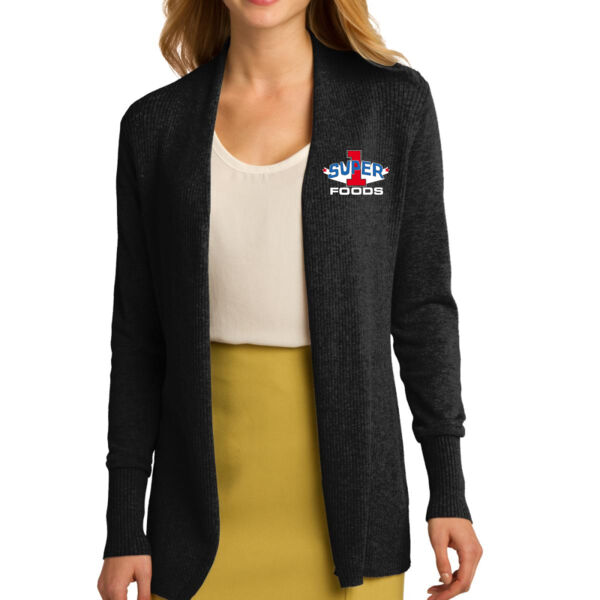 W's Open Front Cardigan Sweater Thumbnail